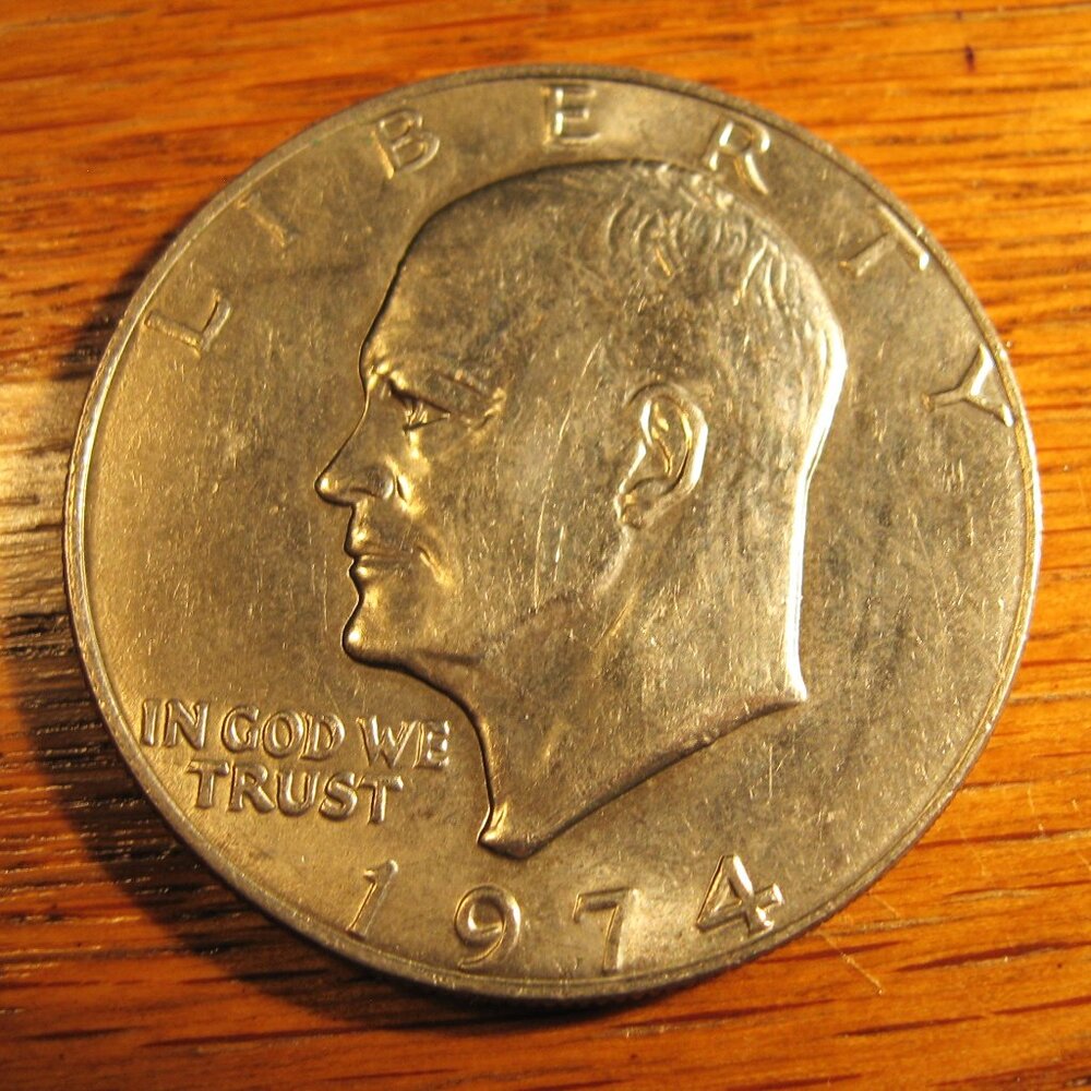 1974 P EISENHOWER 1 DOLLAR COIN